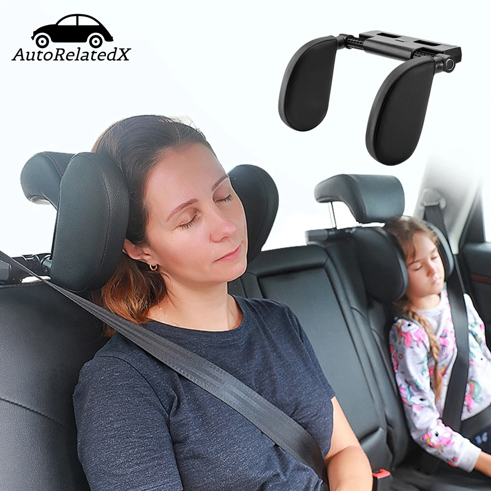 

Car Neck Headrest Pillow Cushion Seat Support Head Restraint Seat Pillow Headrest Neck Travel Sleeping Cushion For Kids Adults