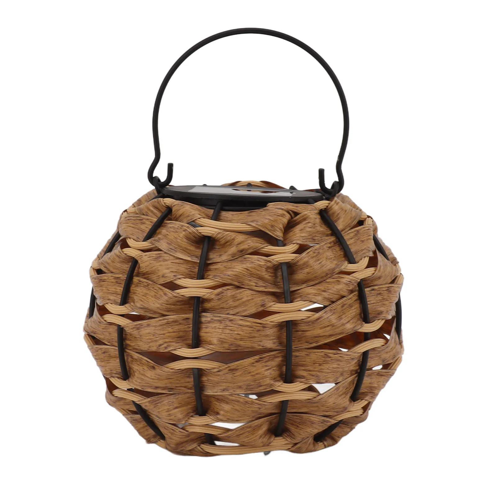 ZK40 уличный солнечный фонарь светодиодный водонепроницаемый полый шар из ротанга