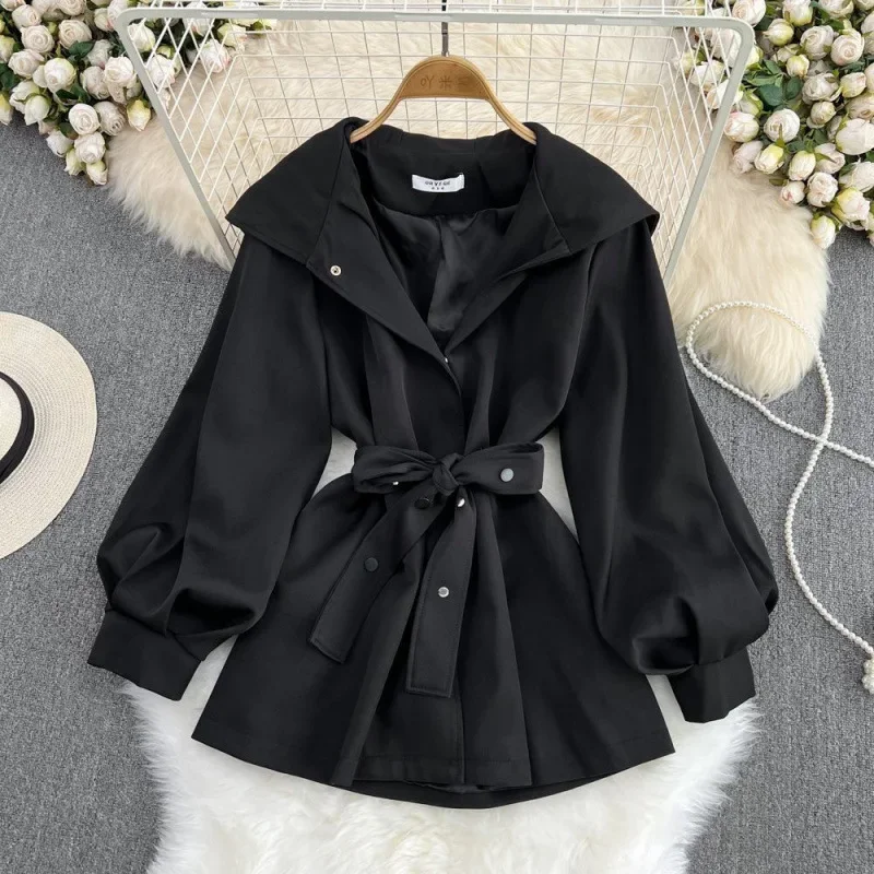 Женская осенне-зимняя Новинка 2024 куртка с капюшоном укороченная маленькая