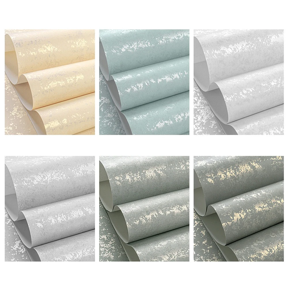 

Retro American Wallpaper Gray White Non-woven Pure Pigment European Light Luxury Bedroom Background Living Room Home Decor Beige