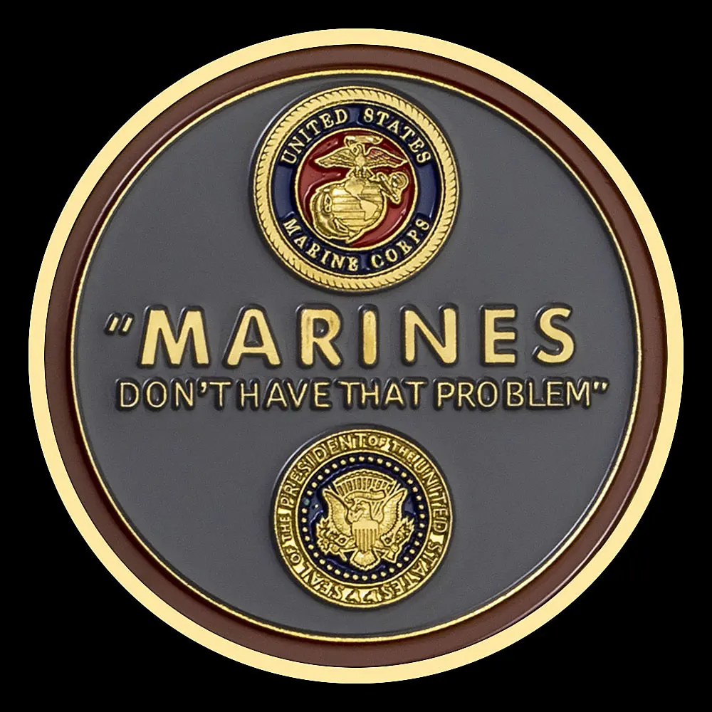 Сувенирная монета Рональда Уилсона Рейгана (1911-2004) серебряная позолоченная