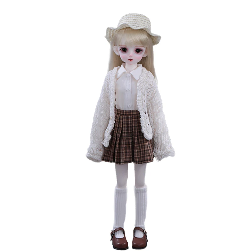 

bjd girl doll genuine Heidi 4 points SD doll optional clothes wig shoes doll gift new product