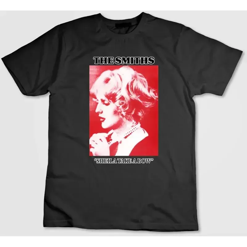 Фото Футболка The Smiths Music с изображением Шейлы Тейк А Боу, мужская и женская №1