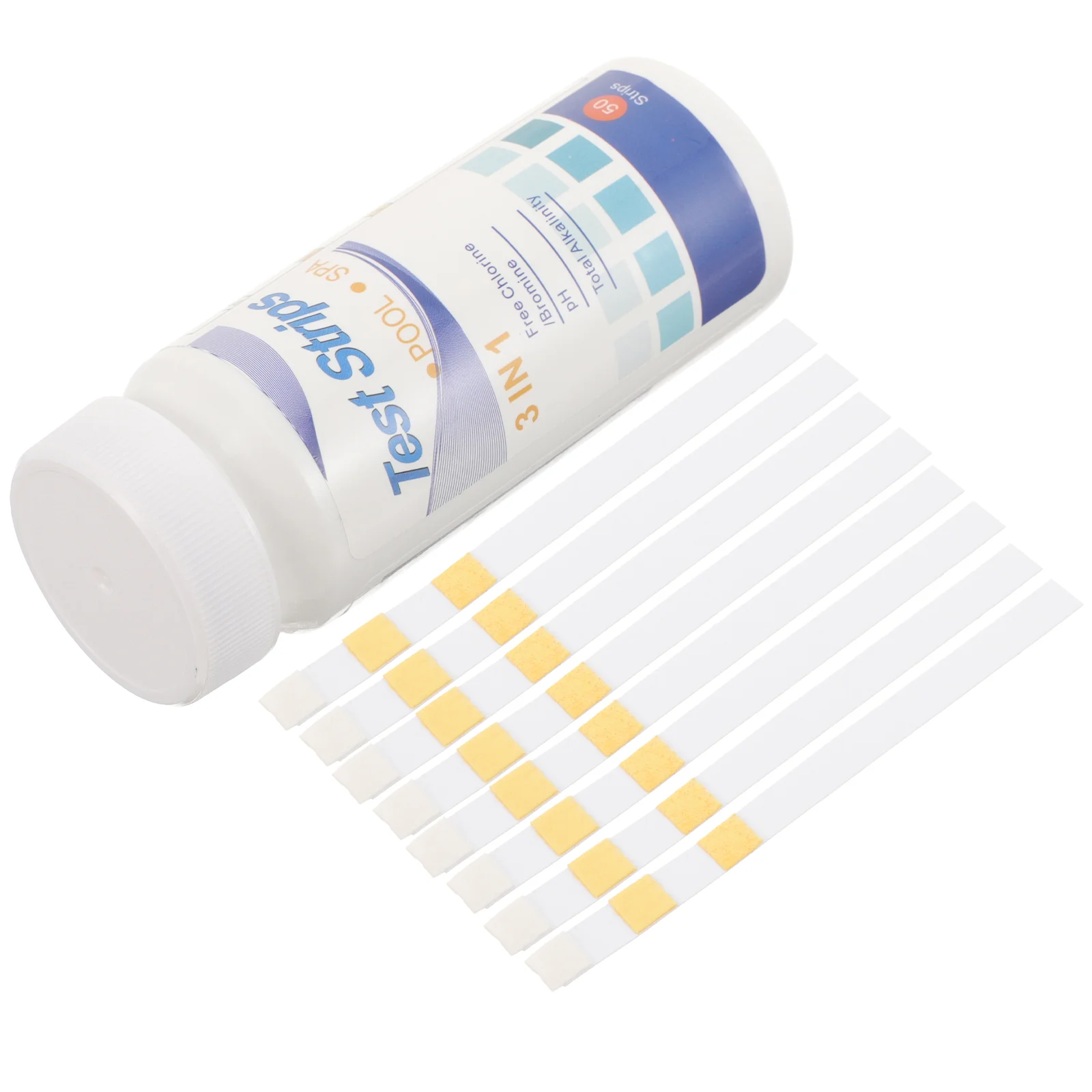 

50Pcs Multi-function PH Test Paper Chlorine Test Strip Water with Hardness