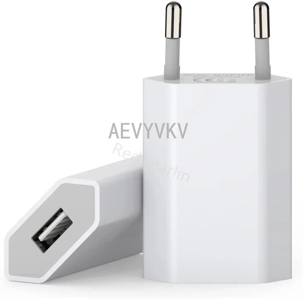 

10/20 шт. Универсальное зарядное устройство AAAAA высокого качества 1A 5 Вт A1400 Европейское настенное зарядное устройство USB адаптер питания с евр...