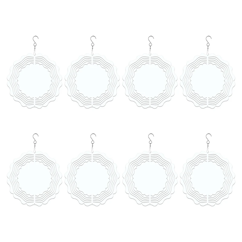 8 шт. заготовки для сублимационного ветрового спиннера 8-дюймовый ветровой