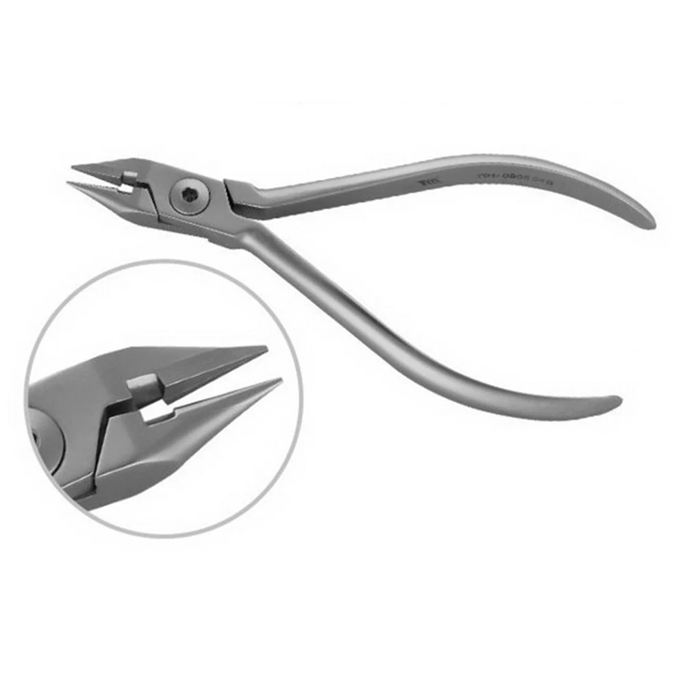 

Stainless Steel 304 Orthodontic Light Wire Plier Dental plier With Cutter Wire Looping Plier For Dental Instrument Dental Supply