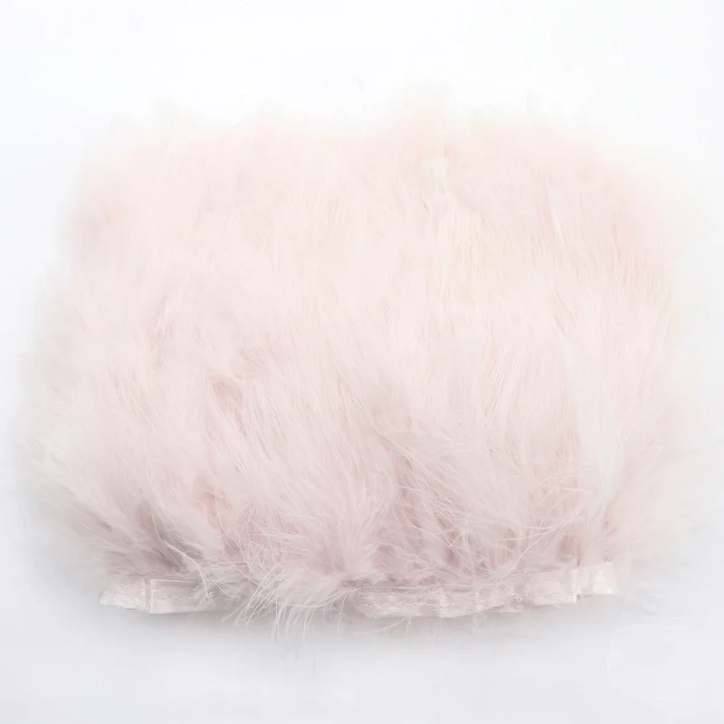 

Turkey Feather Trimming White Marabou Feather Trim Dress Decoration
