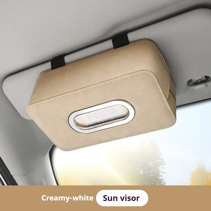 

Автомобильный держатель для салфеток из натуральной замши для Nissan X-trail Qashgai Note Juke Sentra Navara Leaf Almera, крепление на подлокотник сиденья