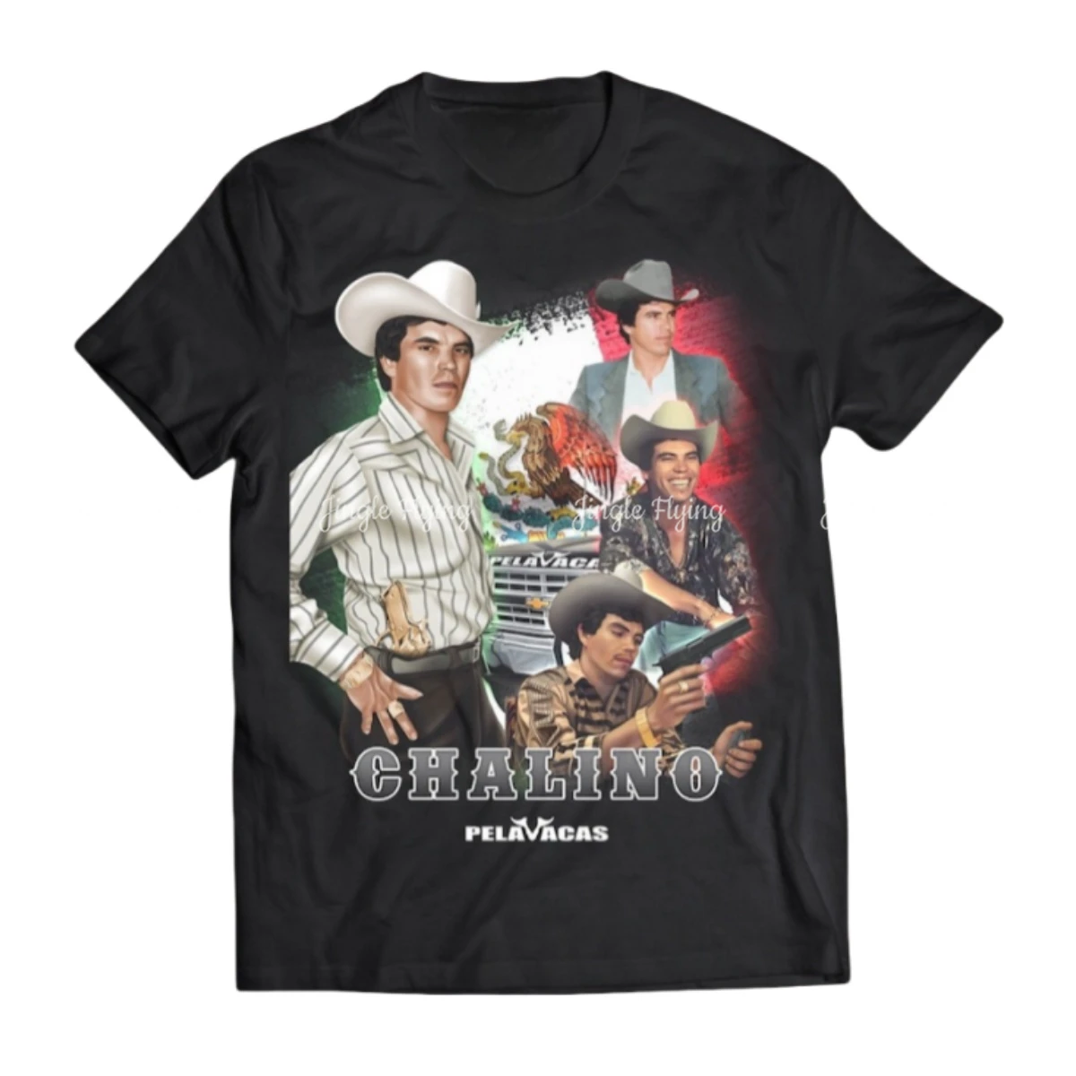 Рубашка Chalino Sanchez Tribute Ретро футболка Bootleg Homage Футболка с рисунком