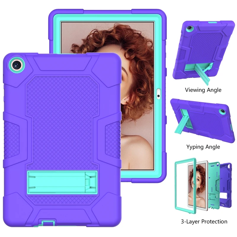 

For Huawei MatePad T8 8" 2020 MatePad T10 / T10S Non-toxic Kids Safe Silicone Tablet Case Robot Tablet Protective Cover