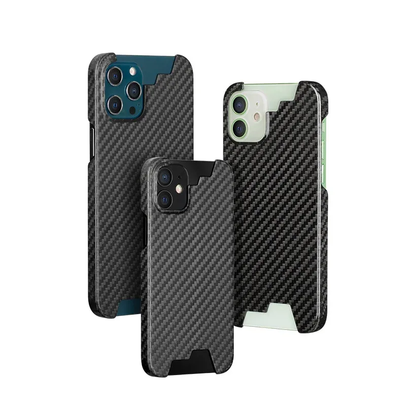 Чехол для телефона из настоящего углеродного волокна для iPhone 16, Pro, 14, 13, 12, 15 Pro Max, ультратонкий арамидный чехол (art.: 3920d2ffb6ae8) - 3920d2ffb6ae8