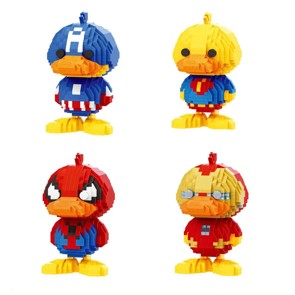 

Marvel Avengers Captain America Building Blocks Iron Man Thor spiderman Platypus Bricks Collection Toy Boy Girl Gift