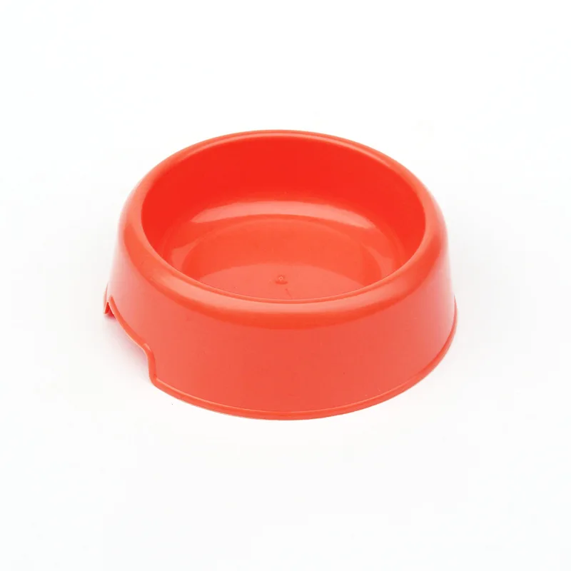 Pet supplies pet single bowl dog cat plastic drinking rice basin food |