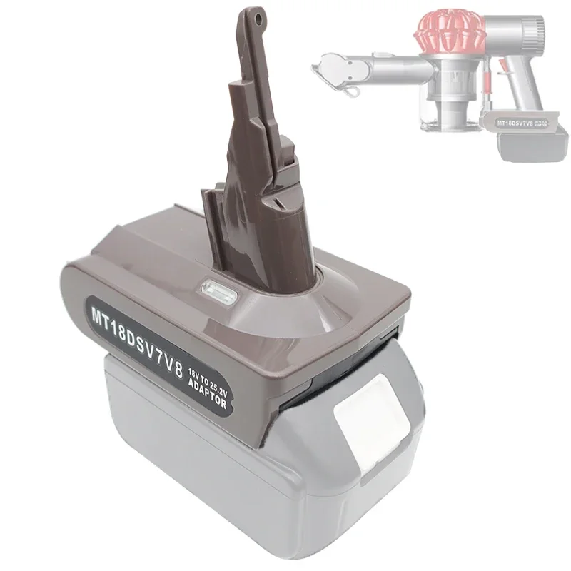 Адаптер литий-ионной батареи MT18DSV7V8 ML18DSV7V8 DW18DSV7V8 BS18DSV7V8 для Makita Milwaukee Dewalt Bosch Dyson V7V8
