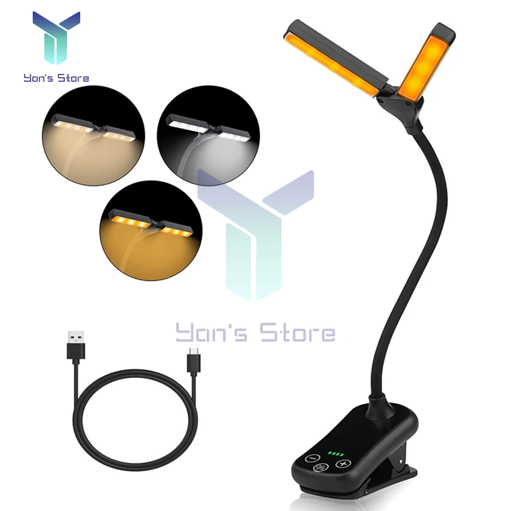 

Ligghig Портативная лампа для чтения 14 LED 3 цвета