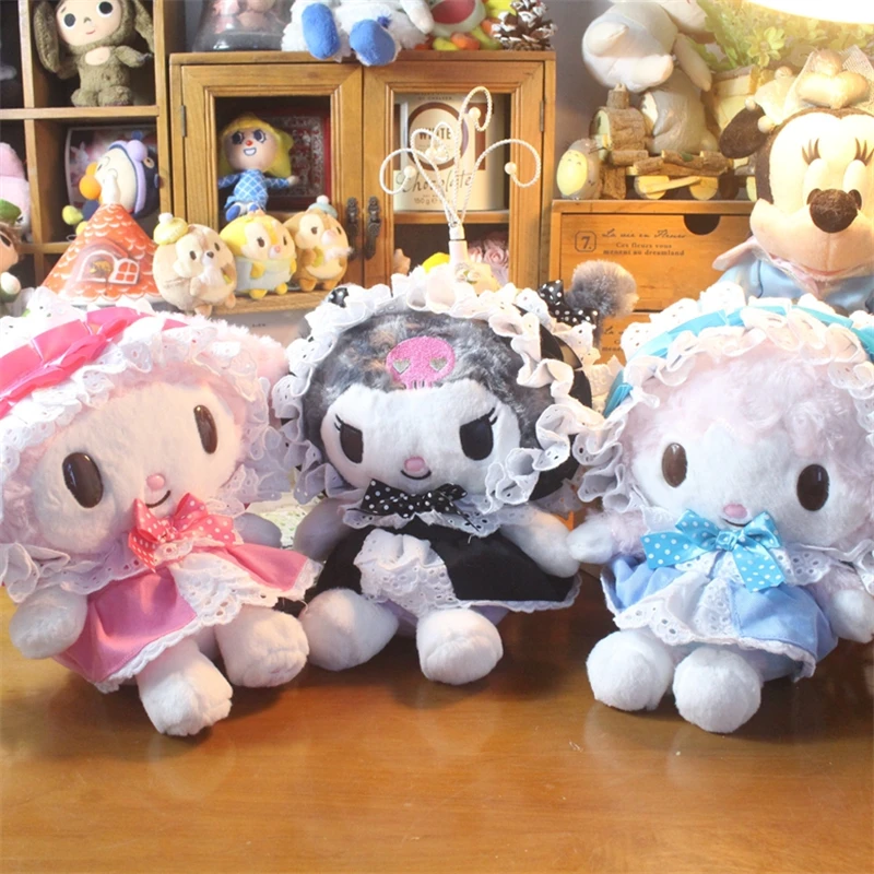 

Милое плюшевое пианино Sanrio My Melody Kuromi милая кукла Лолита юбка игрушка милое пушистое украшение домашний Декор рождественские подарки