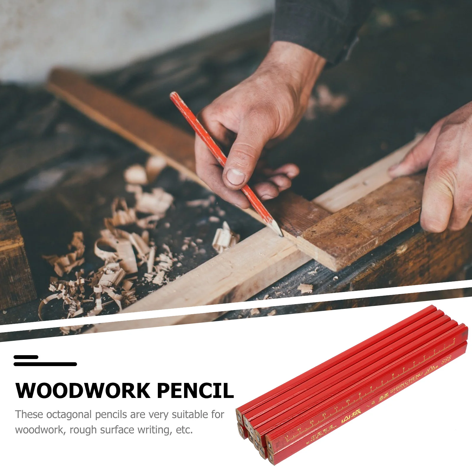 Рисунок 5 - плотничные маркеры с плоским черным сердечником