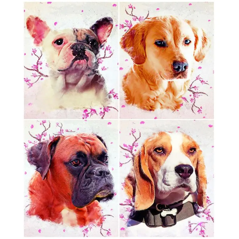 

Набор для рисования по номерам на холсте, 60 х75 см