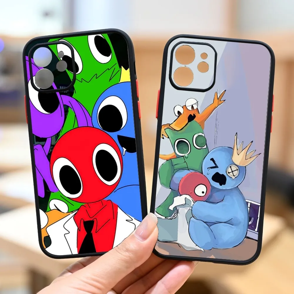 R_Rainbow F_Friends игрушечный чехол для телефона Iphone 11 13 14 Pro Max 7 8 Plus X Xr Xs Se2020 12 mini