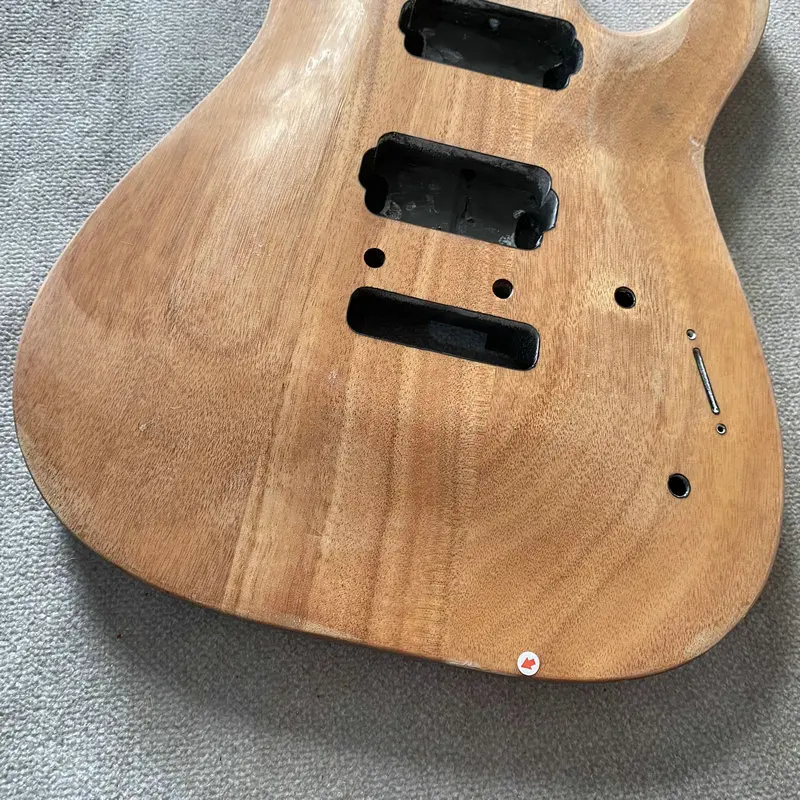 Гитара электрическая EB386 из натурального массива красного дерева 2 пивота