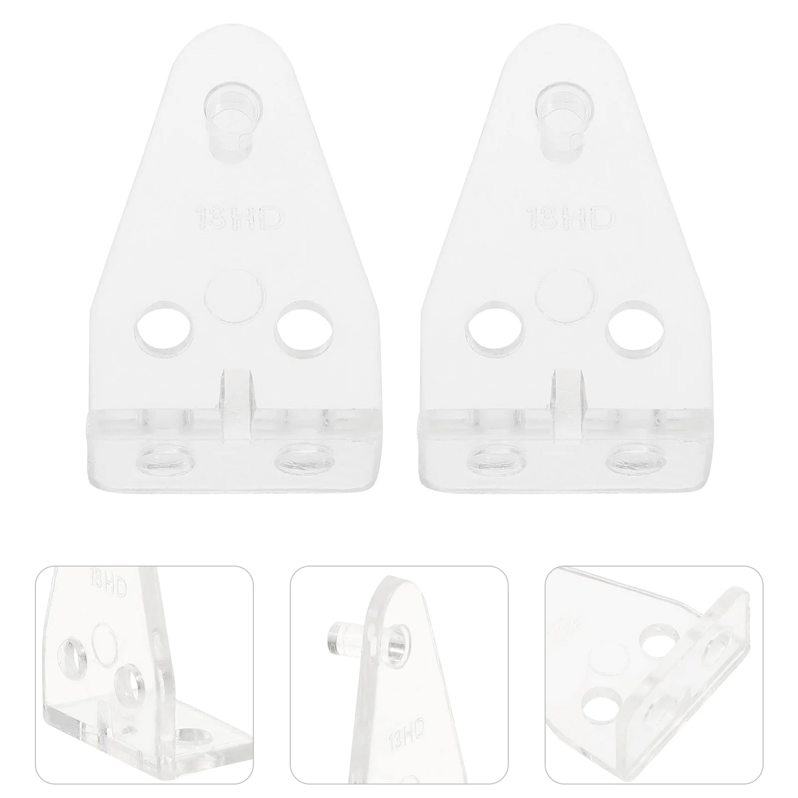 

20 Pcs Mini Blinds Shutter Hook Fixator Vertical Roller Fixing Clip Accessory 3.5x2x1.3cm Hooks Plastic Clips