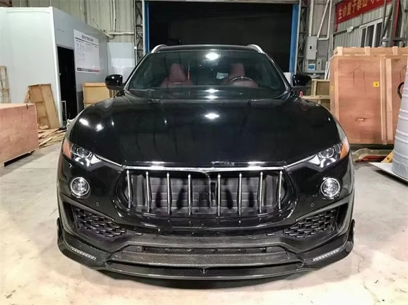 Фото Комплект карбонового аэродинамического обвеса MS Style для Maserati Levante, карбоновый комплект кузова для Levante 2017-2021, комплект спойлеров, автозапчасти №4