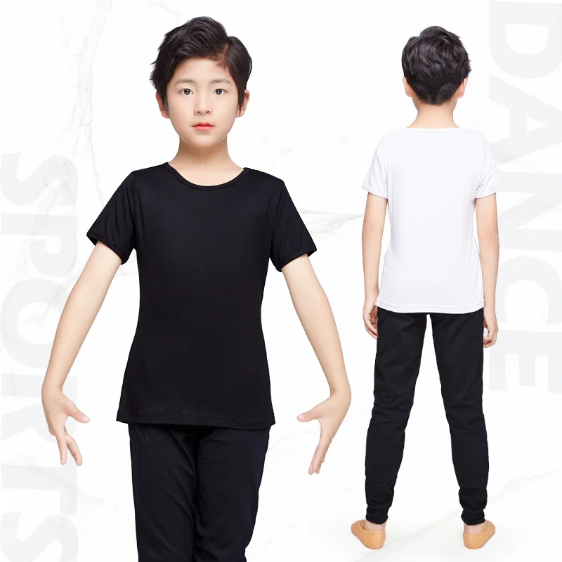

Ballroom Dancing Practice Wear Boy Men Latin Dance Top Pants Suit White Black Latin Shirt Dance Costume 2020