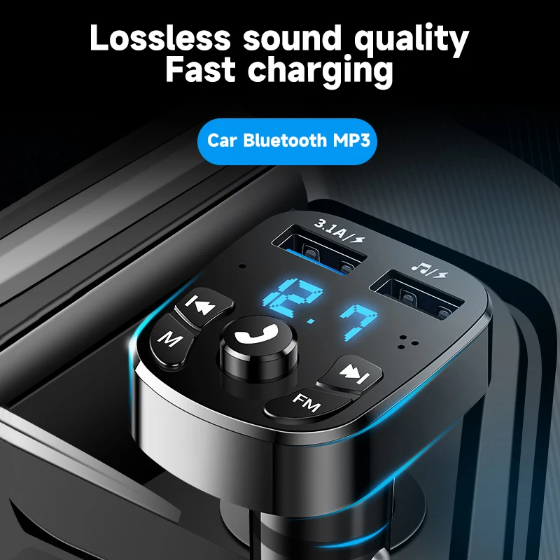 Bluetooth версия 5 0 FM-передатчик автомобильный плеер комплект карт автомобильное