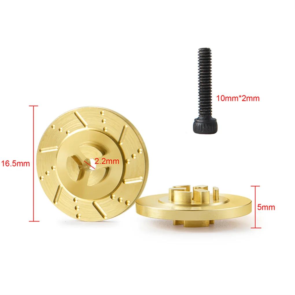 RCGOFOLLOW 4 шт. латунные внутренние противовес баланса колесные втулки адаптеры для
