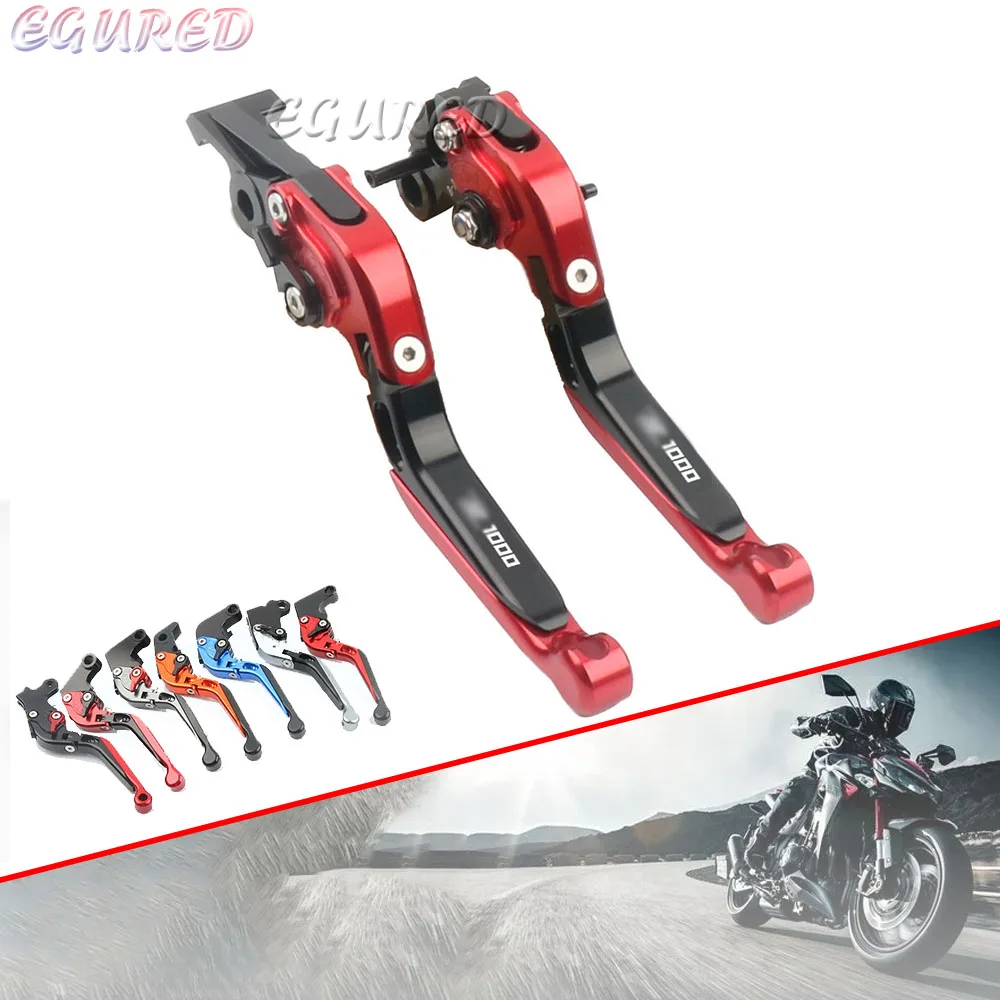 

Folding Brake Clutch Levers For Kawasaki Z1000 Z 1000 Motorcycle Accessories Adjustable Extendable Handles LOGO