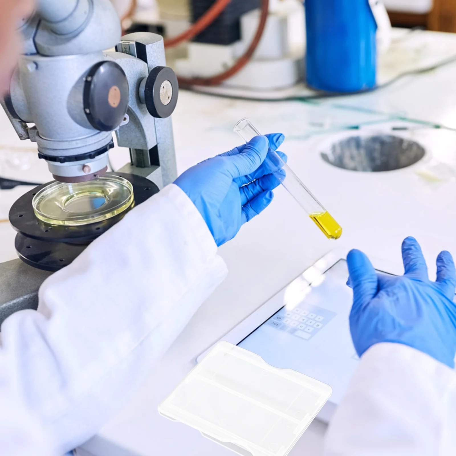 

100 шт., коробка для хранения микроскопов