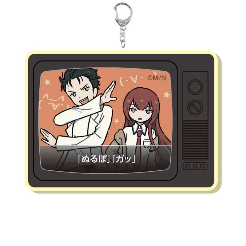 Фото STEINS;GATE Аниме-игра Акриловый брелок-подвеска для аксессуаров, сумок, ключей, украшений, Ринтаро Окабе, подарки для друзей в стиле олдскул, 6 см №4