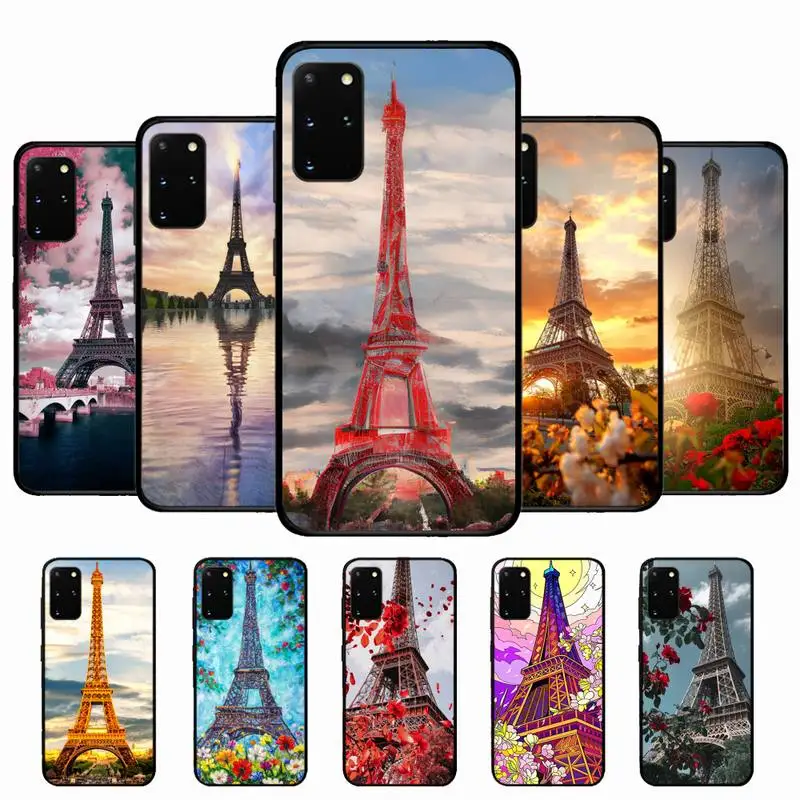 

Romantic Paris Eiffel Tower Phone Case for Samsung S10 21 20 9 8 plus lite S20 UlTRA 7edge
