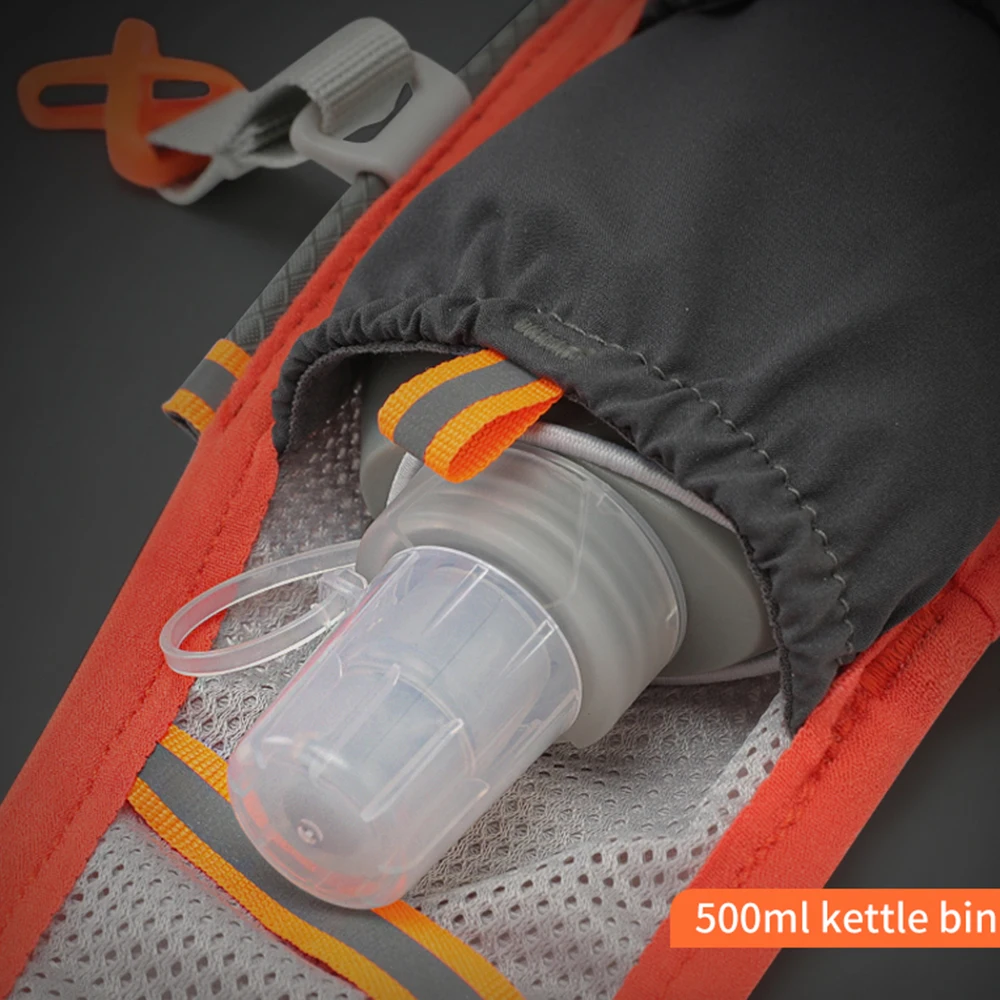 Ultra Lightweight Running Backpack 2.5L Hydration Vest Jogging Marathon Bag Men Women Bicycle Marathon Hiking Water Bottle Bag