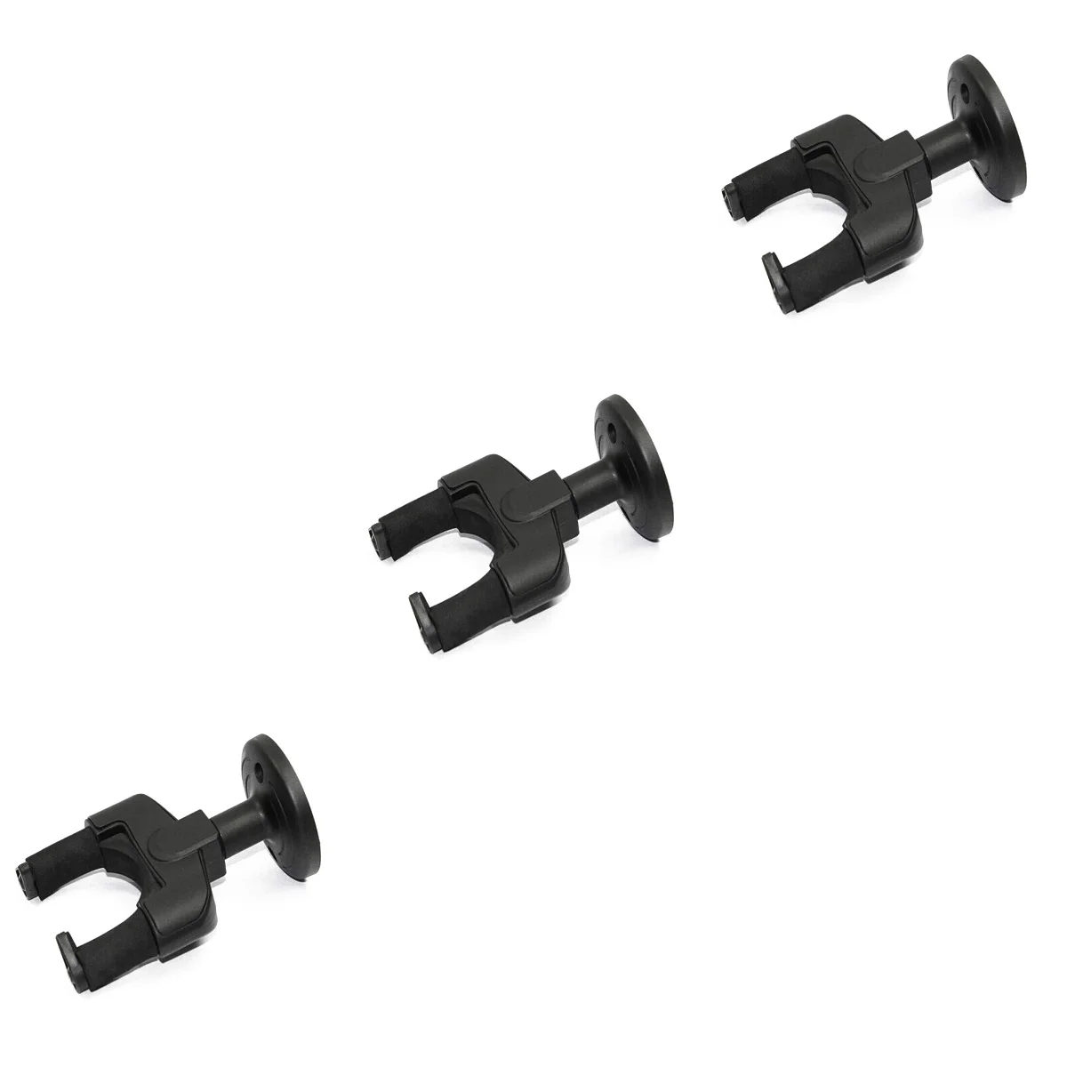 

3 шт. настенный держатель для гитары, крючок для электрической гитары/акустической гитары/МАНДОЛИНА/Укулеле (черный)