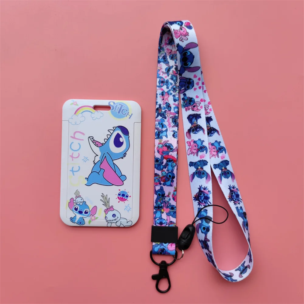 

Disney Stitch Identification Card Cover Badge Cellular Card Holder Doctor Credit Card Protector