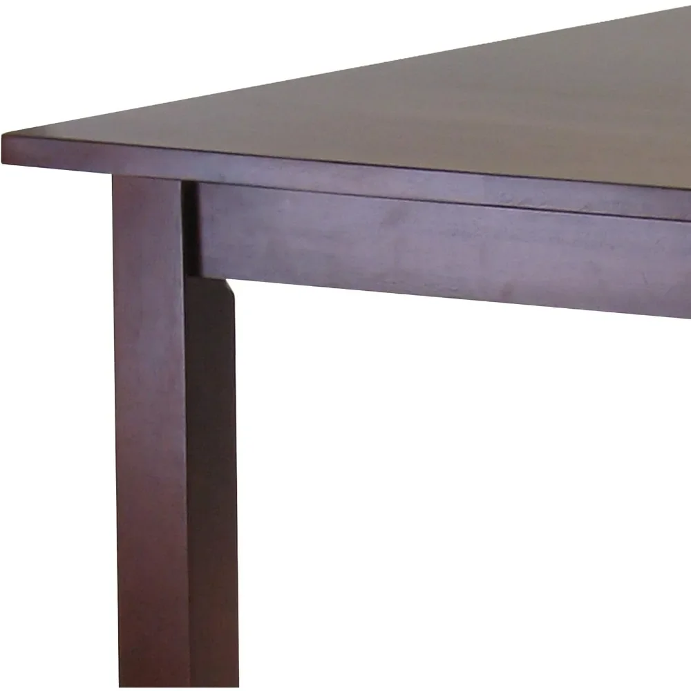 Winsome Parkland 38 98 дюйма x 33 86 Деревянный квадратный стол высокого/паб античный орех