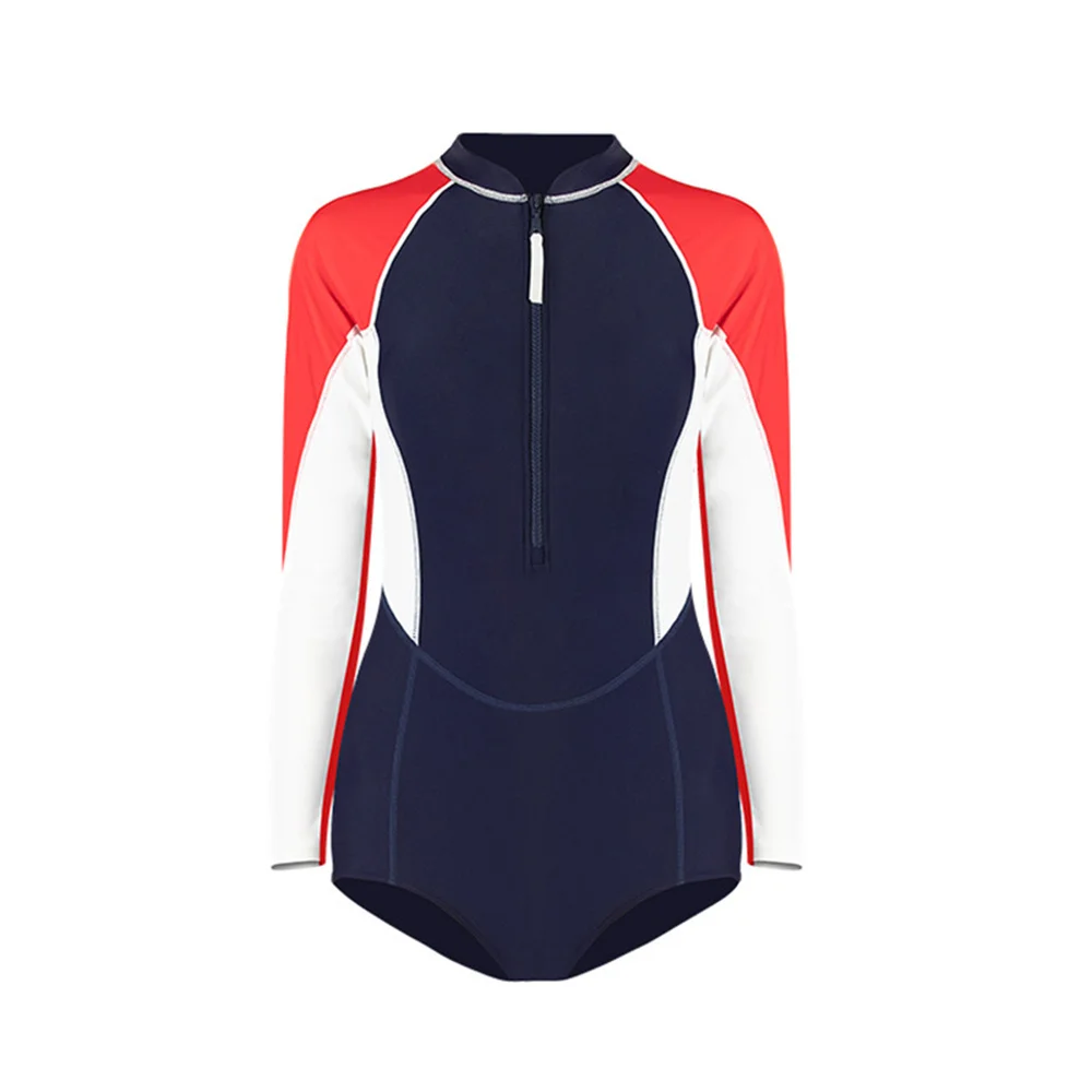 

Women's Swimsuit Long Sleeve Sunscreen Slim High Waist Diving Swimsuit Long Sleeve Sunscreen Swimsuit Slim Fit MC889