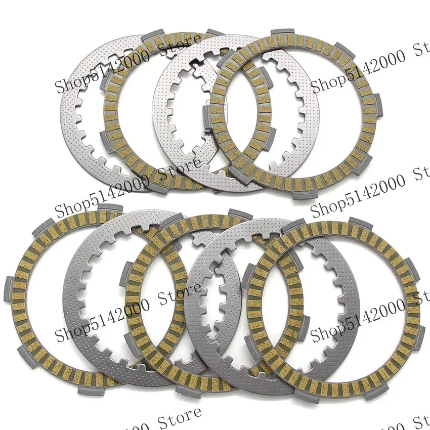 Фото Комплект фрикционных дисков сцепления для Honda CR80 CR85R CR85RB CB100 CB100N CB125 S/J OEM: 22201-GBF-B40 22201-166-000 22311-KN4-680 №1