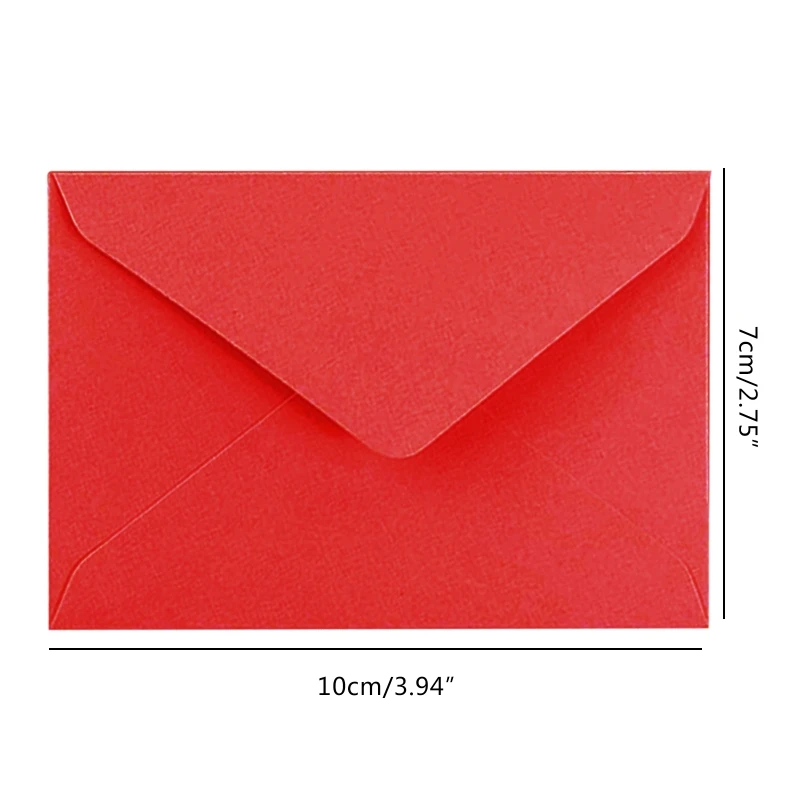 

634A 10pcs Blank Greeting Cards with Envelopes Thank You Cards Handmade DIY Blank Envelope Postcards for Birthday Party