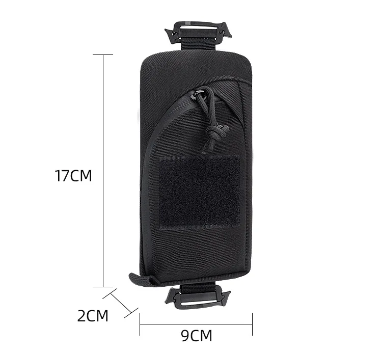 Тактическая сумка Molle Military Tool Bag для телефона, аксессуаров для охоты с плечевым ремнем, компактная для походов на открытом воздухе.