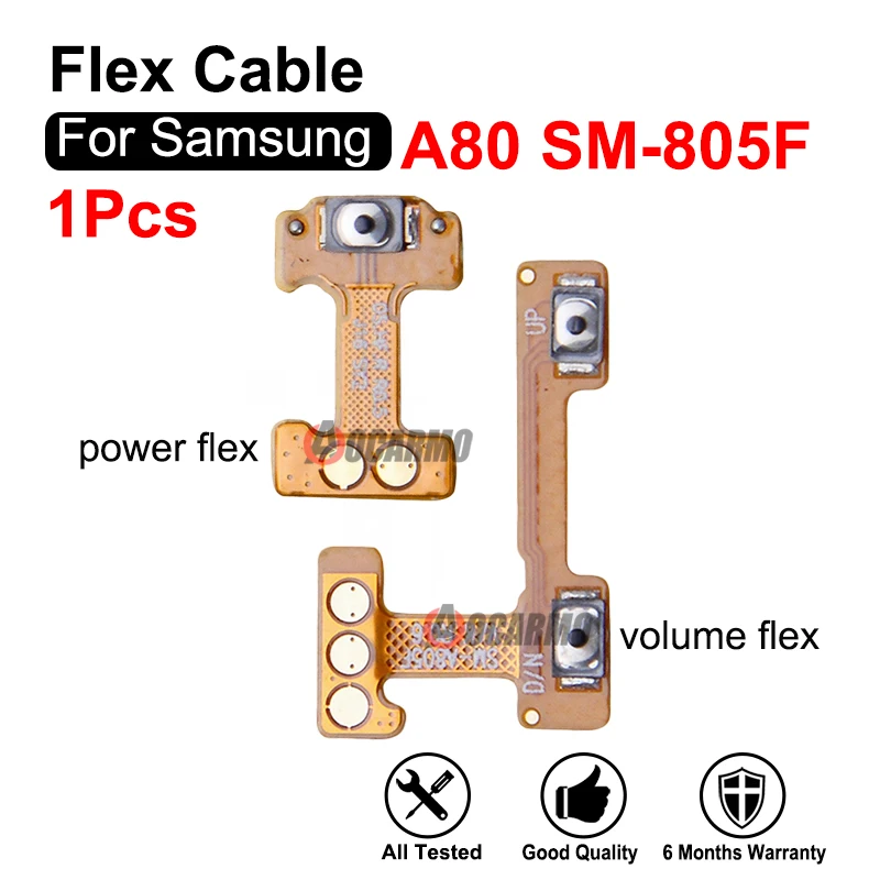 1 шт. гибкий кабель включения/выключения питания для Samsung Galaxy A80 SM- A805F