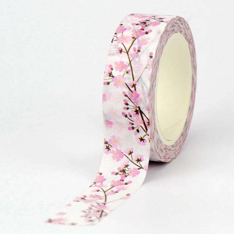 

Розовые декоративные ленты Bossom Washi 10 м