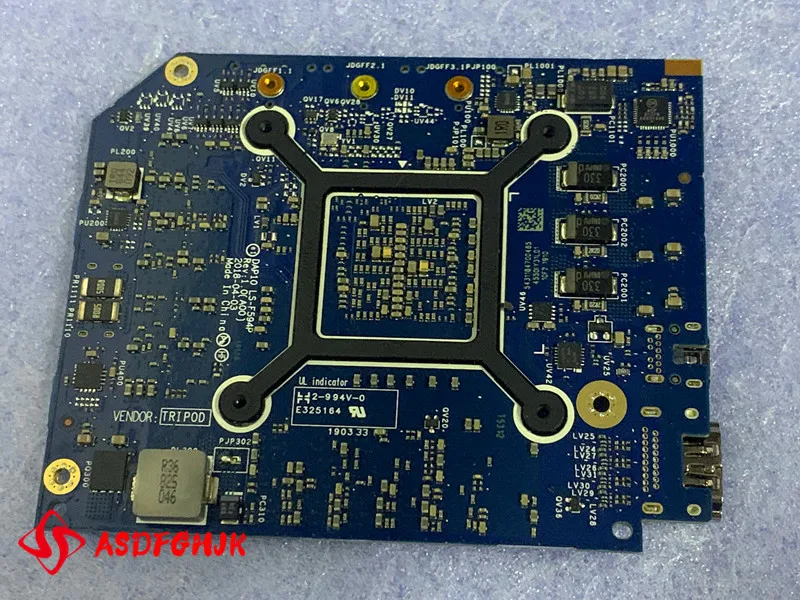 Dap10 LS-f594p для Dell Precision 7530 7540 Quadro P3200 GDDR5 6 ГБ видеографическая карта графического
