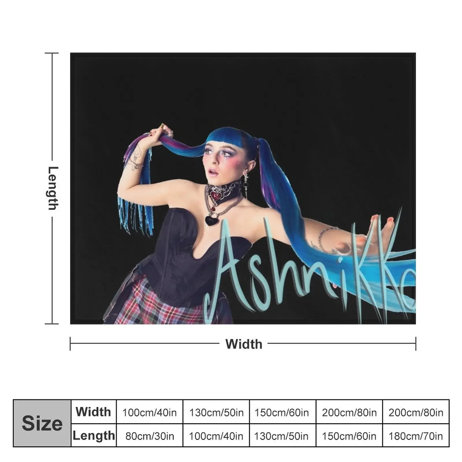 Ashnikko Demidevil плед одеяло тяжелый сон Хэллоуин путешествия пушистые одеяла