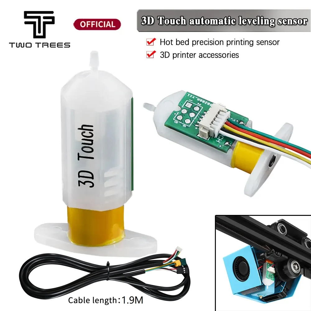 Twotrees-bltouch Auto Cama Nivelamento Sensor Peça Impressora 3d bl Touch para Anet a8 Tevo Repap Mk8 Ender Pro