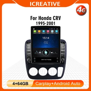 For Honda CRV 1995-2001 4G Carplay Android 9.7" Tesla Screen Autoradio Car Multimedia Player GPS Navigator Stereo Head Unit BT