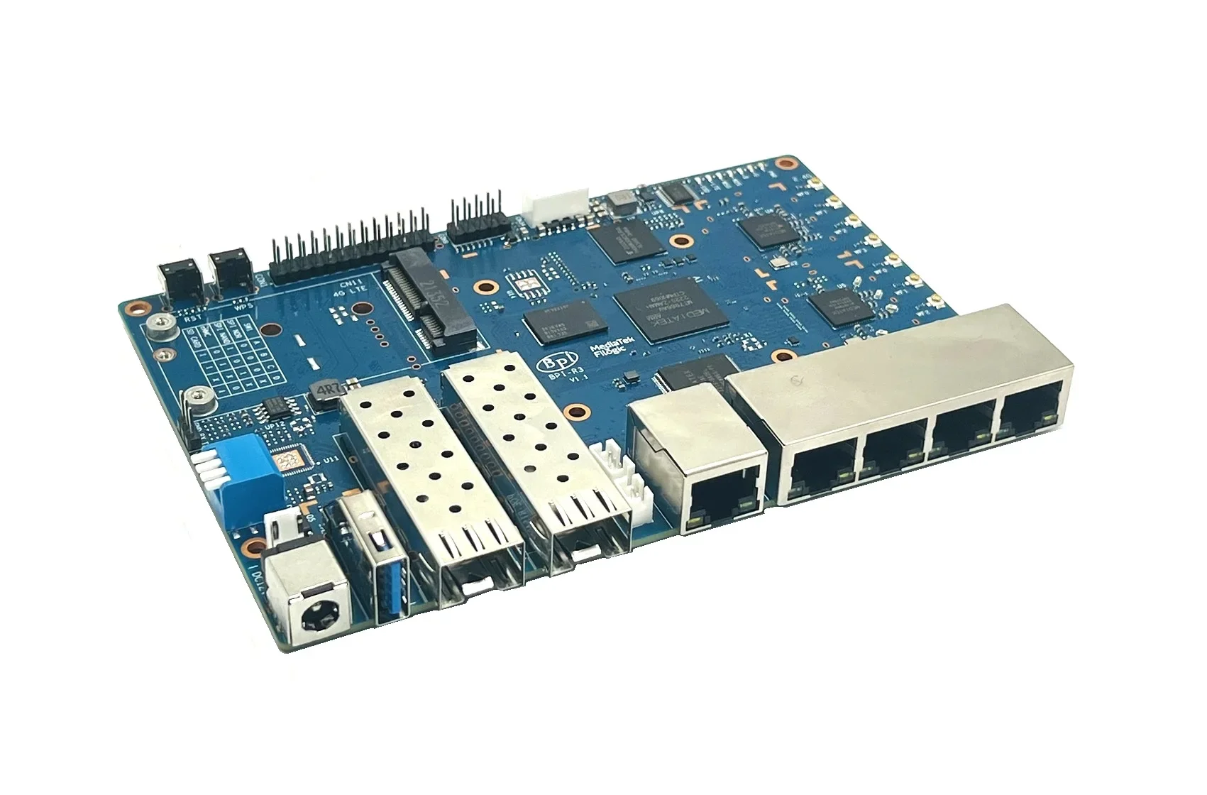 Плата SmCpBanana Pi BPI R3 BPI-R3 с MediaTek MT7986 (Filogic 830), поддержка Wi-Fi 66E, 2.5GbE SFP (art.: 3920dbd30d480) - 3920dbd30d480