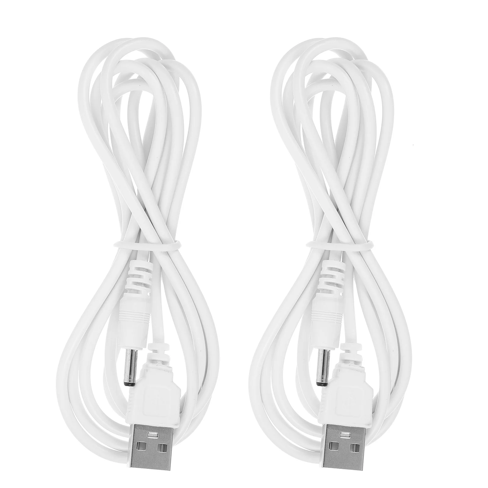 

2pcs DC Charging Cable USB To DC Cord USB Cord DC Cable for Home Office (35 X 135 mm)